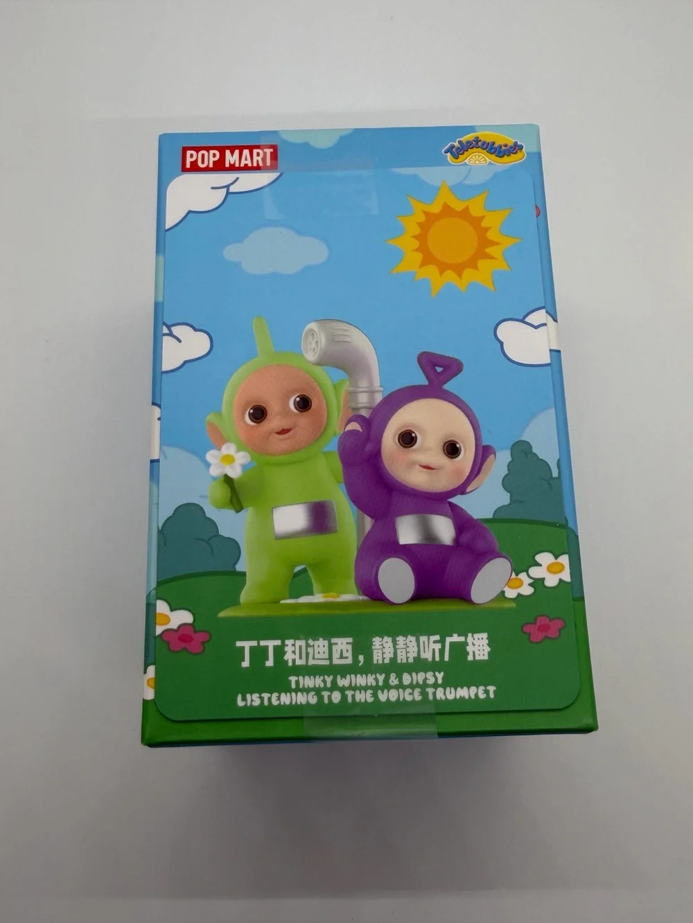 Pop Mart Companion Teletubbies Listening To The Voice Trumpet Tinky Winky Dipsy